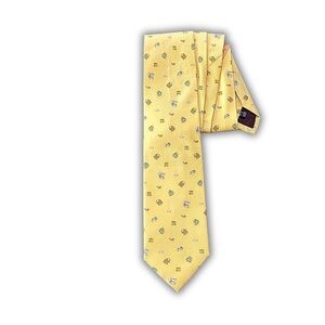 Salvatore Ferragamo Tie Silk Necktie Animals Fish